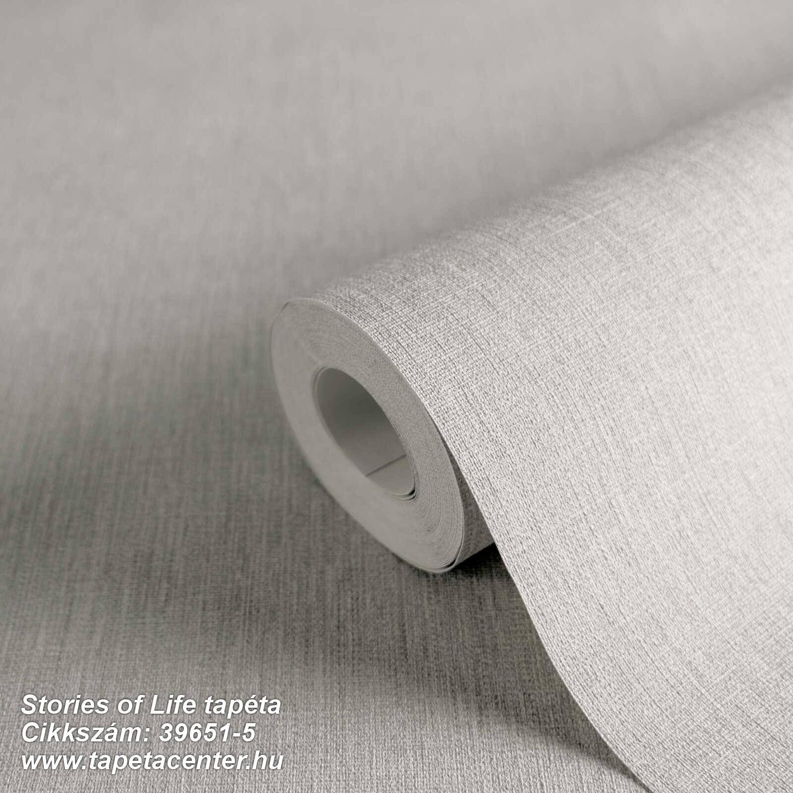Egyszínű,textil hatású,szürke,illesztés mentes,súrolható,vlies tapéta 